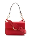 Chloé C Shoulder Bag In Red