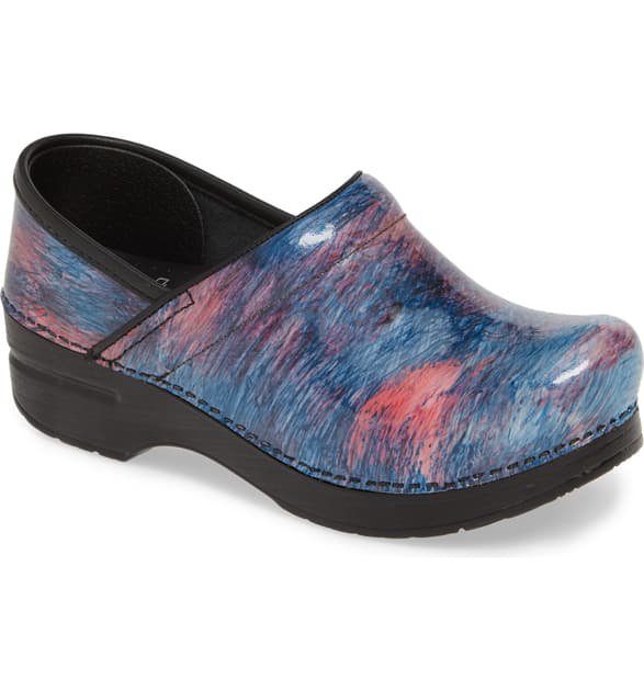 dansko cotton candy clogs