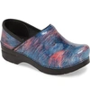 Dansko 'professional' Clog In Cotton Candy Print