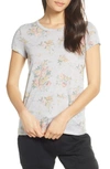 Alternative Ideal Print Tee In Eco Oatmeal Country Floral