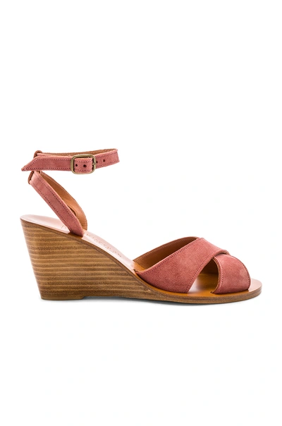 K.jacques Alicia Wedge In Rose Dawn