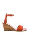 Kjacques Sardaigne Wedge In Velours Caldera