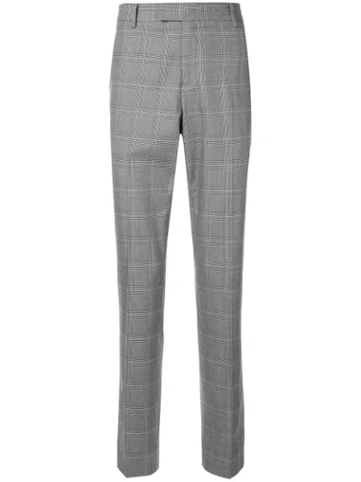 Ck Calvin Klein Check Suit Trousers In Grey