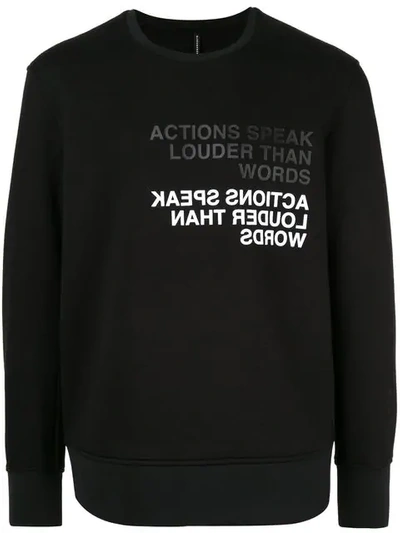 Blackbarrett Idiom Sweatshirt In Black