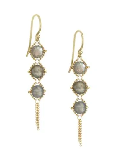 Amali Labradorite & 18k Yellow Gold Drop Earrings