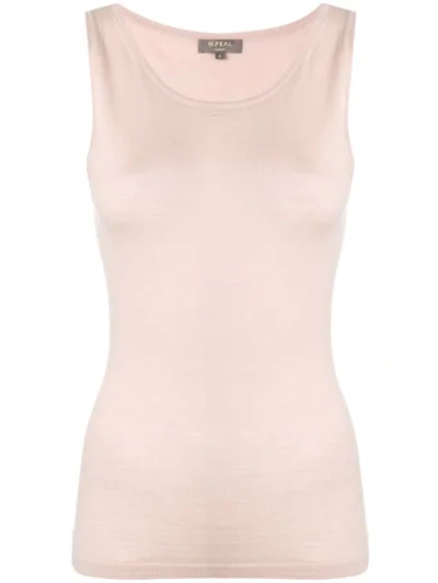 N•peal Superfine Shell Top In Pink
