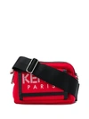 Kenzo Sport Shoulder Bag In Red