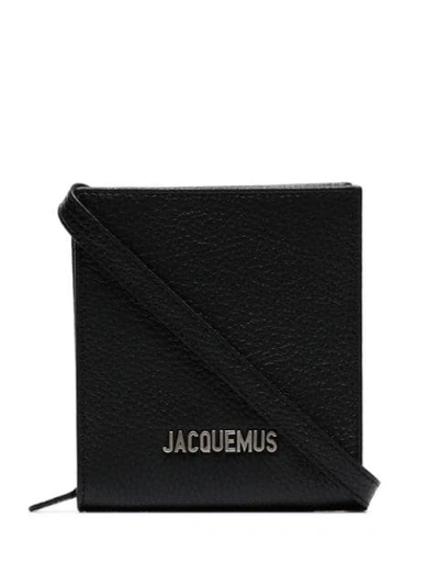 Jacquemus Small All Around Zip Bag In Black