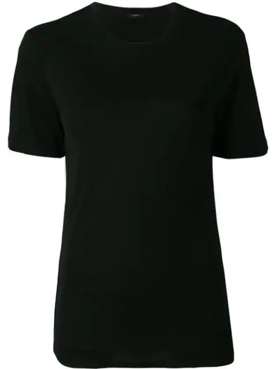 Joseph Round Neck T In 0010 Black