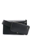 Lanvin Pocket Shoulder Bag In Black