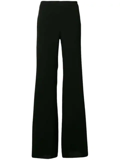 Max Mara Tailored Flare Trousers - Black