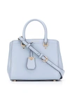 Michael Kors Benning Tote In Blue