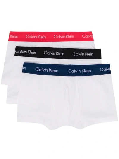 Calvin Klein Underwear Logo Boxers In White