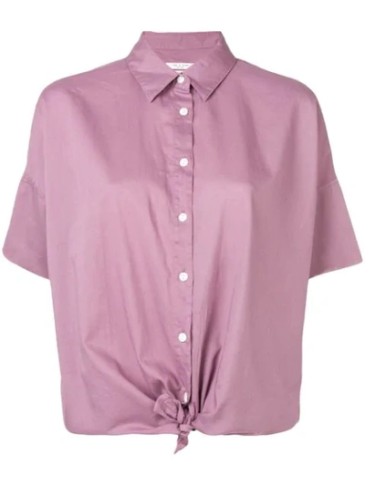Rag & Bone Tie Knot Shirt In Pink