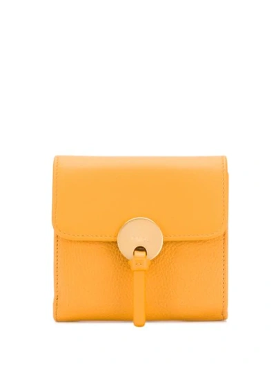 Chloé Small Indy Wallet In Orange