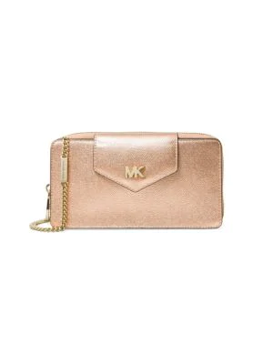 Michael Michael Kors Convertible Leather Crossbody Bag In Light Pink | ModeSens