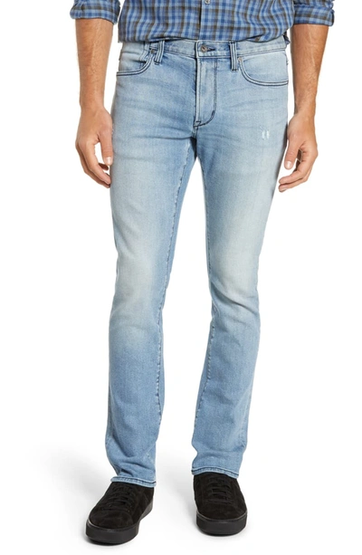 John Varvatos Bowery Slim Straight-leg Jeans In Blue Ice