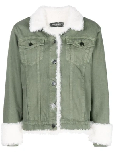 Simonetta Ravizza Classic Denim Jacket In Green