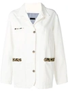 Simonetta Ravizza Denim.structured Blazer In White