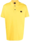 Paul & Shark Patch-embellished Polo Shirt In Yellow