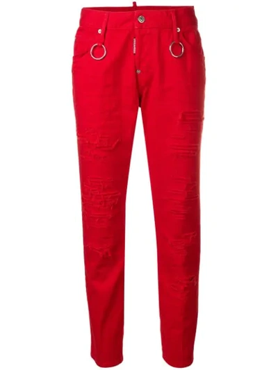 Dsquared2 Cool Girl Skinny Jeans In Red