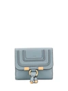 Chloé Compact Marcie Wallet In Blue