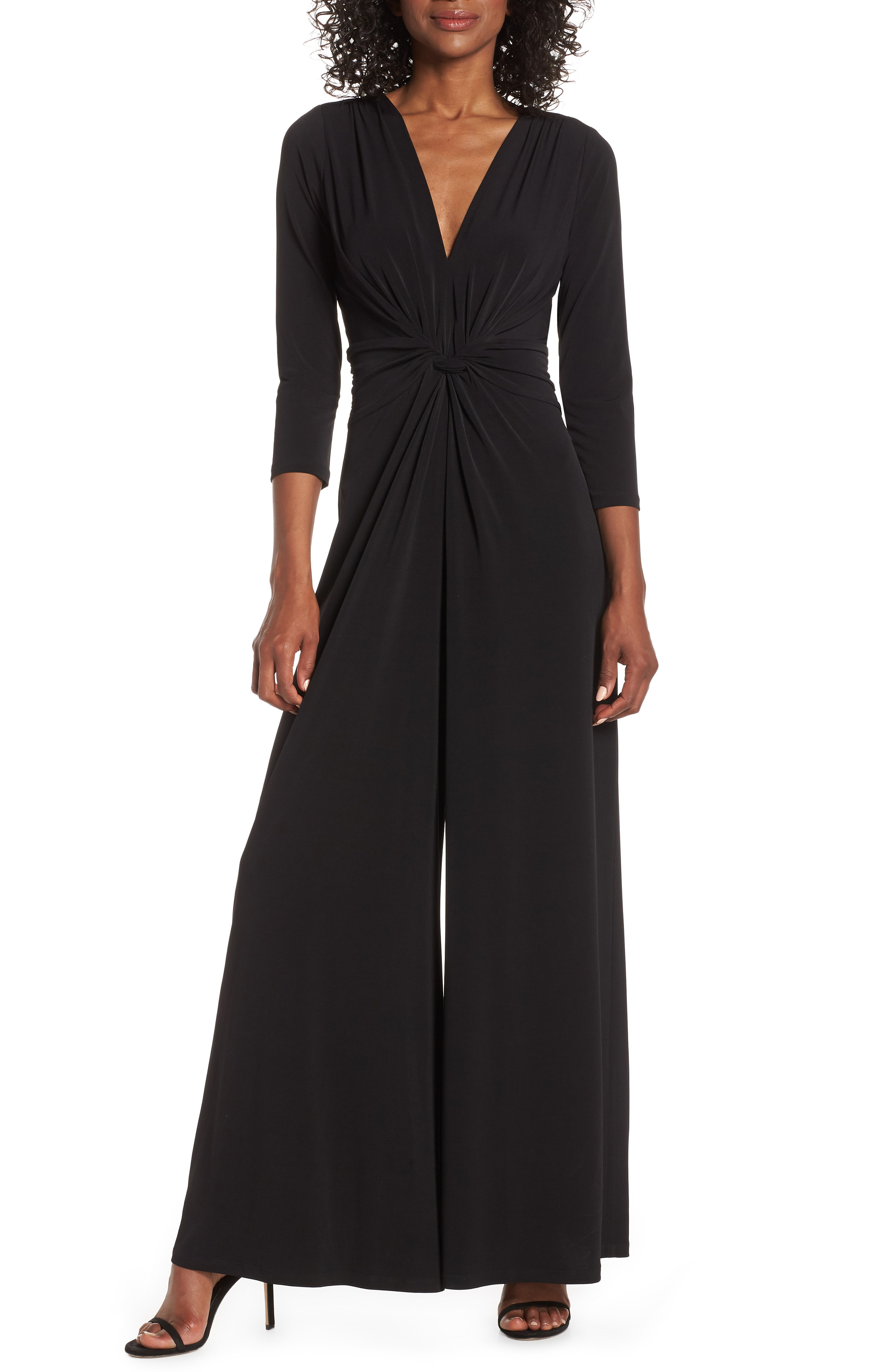 eliza j black jumpsuit