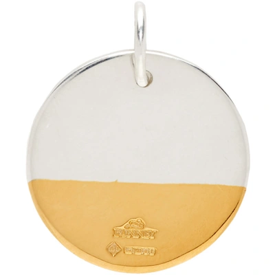 Bunney Silver And Gold Dip Necklace Charm