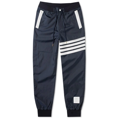 Thom Browne Technical Ripstop 4 Bar Pant In Blue