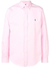 Polo Ralph Lauren Embroidered Logo Shirt In Pink