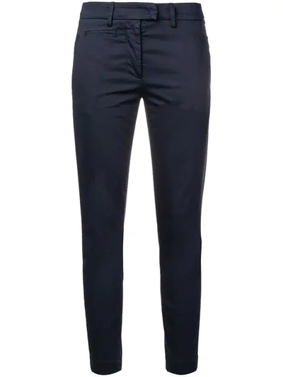 Dondup Slim Trousers In Blue
