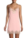 Natori Enchant Floral Lace Chemise In Light Pink