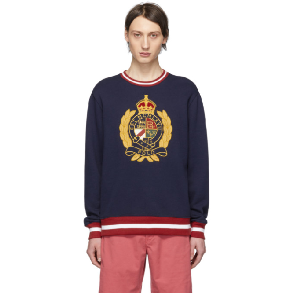 polo ralph lauren fleece graphic sweatshirt