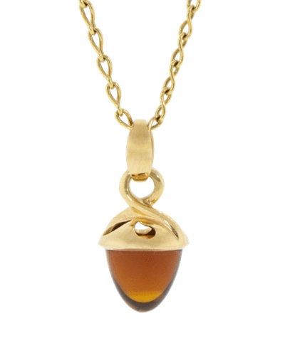 Tamara Comolli Citrine Fairy Mikado Bouquet Pendant In Rose Gold