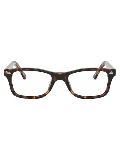 Ray Ban Square-frame Glasses In Brown