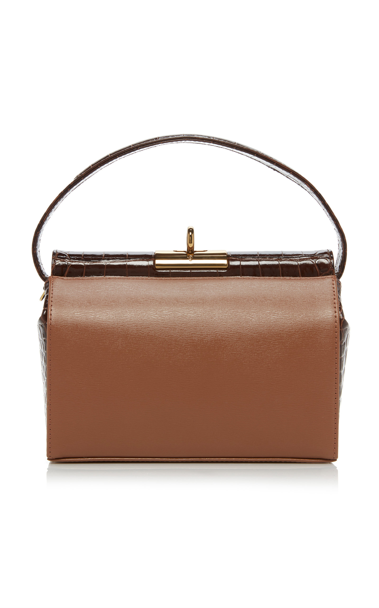 Gu De Milky 2 Leather Shoulder Bag In Brown ModeSens