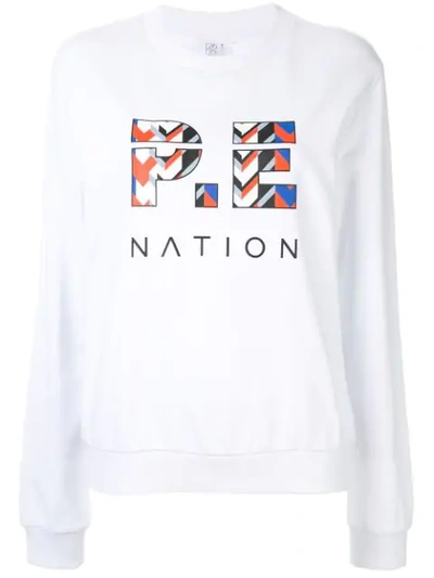 P.e Nation Tri In White