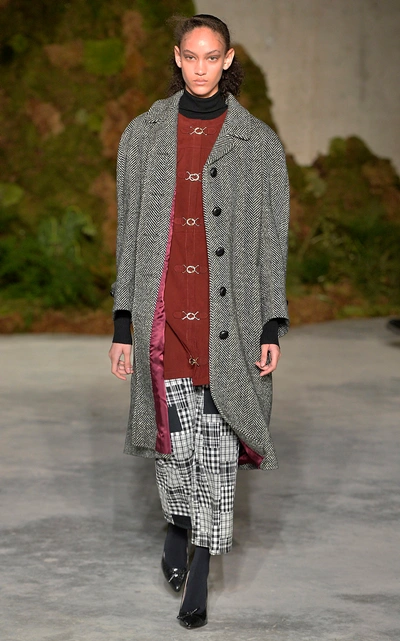Alexa chung herringbone coat on sale