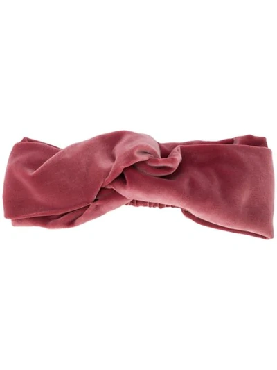 Ca&lou Knot Detail Headband In Pink