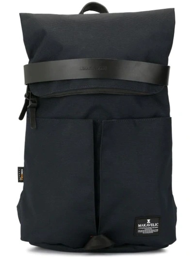 Makavelic Chase Fold Backpack In Black