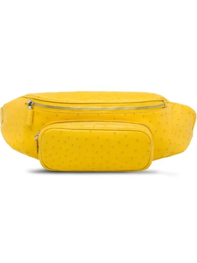 ショルダーバッグ Prada Yellow leather belt bag PRADA Saffiano Triangle Shoulder Belt Bag Sunny Yellow