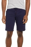 Ag Griffin Regular Fit Chino Shorts In Sulfur Indigo