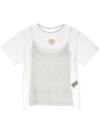 Tu Es Mon Tresor Layered Vest Top In White