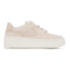 Nike Air Force 1 Sage Low Platform Sneaker In Particle Beige/particle Beige/black