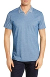 Robert Barakett Casey Johnny Collar Polo In Spring Blue