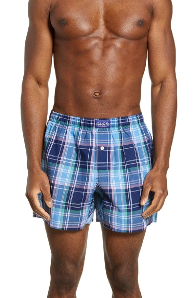 Polo Ralph Lauren Plaid Hanging Boxers In Taylor Plaid