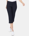 Nydj Marilyn Cuffed Cropped Jeans In Black