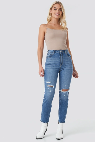 Abrand A 94 High Slim Jeans - Blue In Ciara