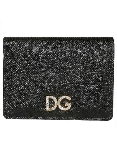 Dolce & Gabbana Dg Billfold Wallet In Black