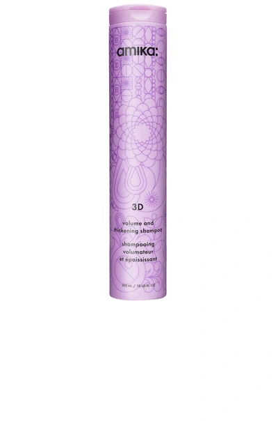 Amika 3d Volume + Thickening Shampoo In N,a